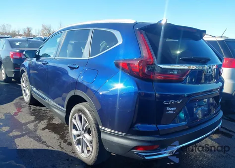 2020 Honda Cr-V Hybrid Touring from USA, damaged, VIN 7FART6H9XLE017158